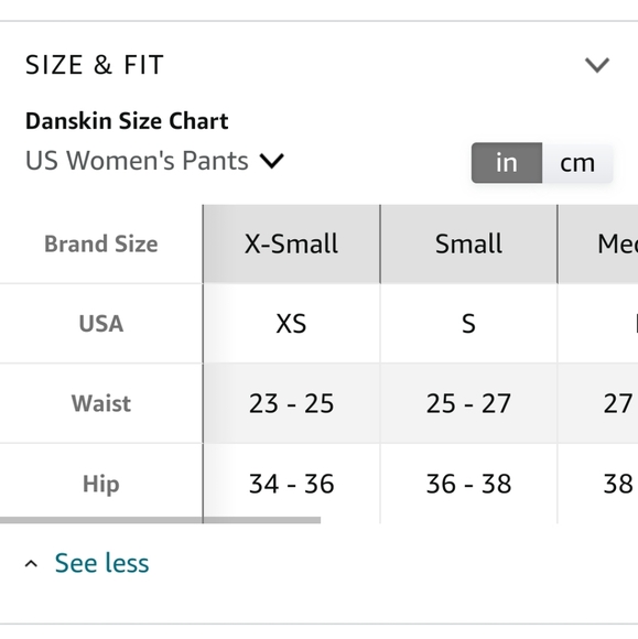 🔥 NWT Danskin Black Salt Double Brushed 7/8 Full Length Leggings with side pock - Picture 5 of 5